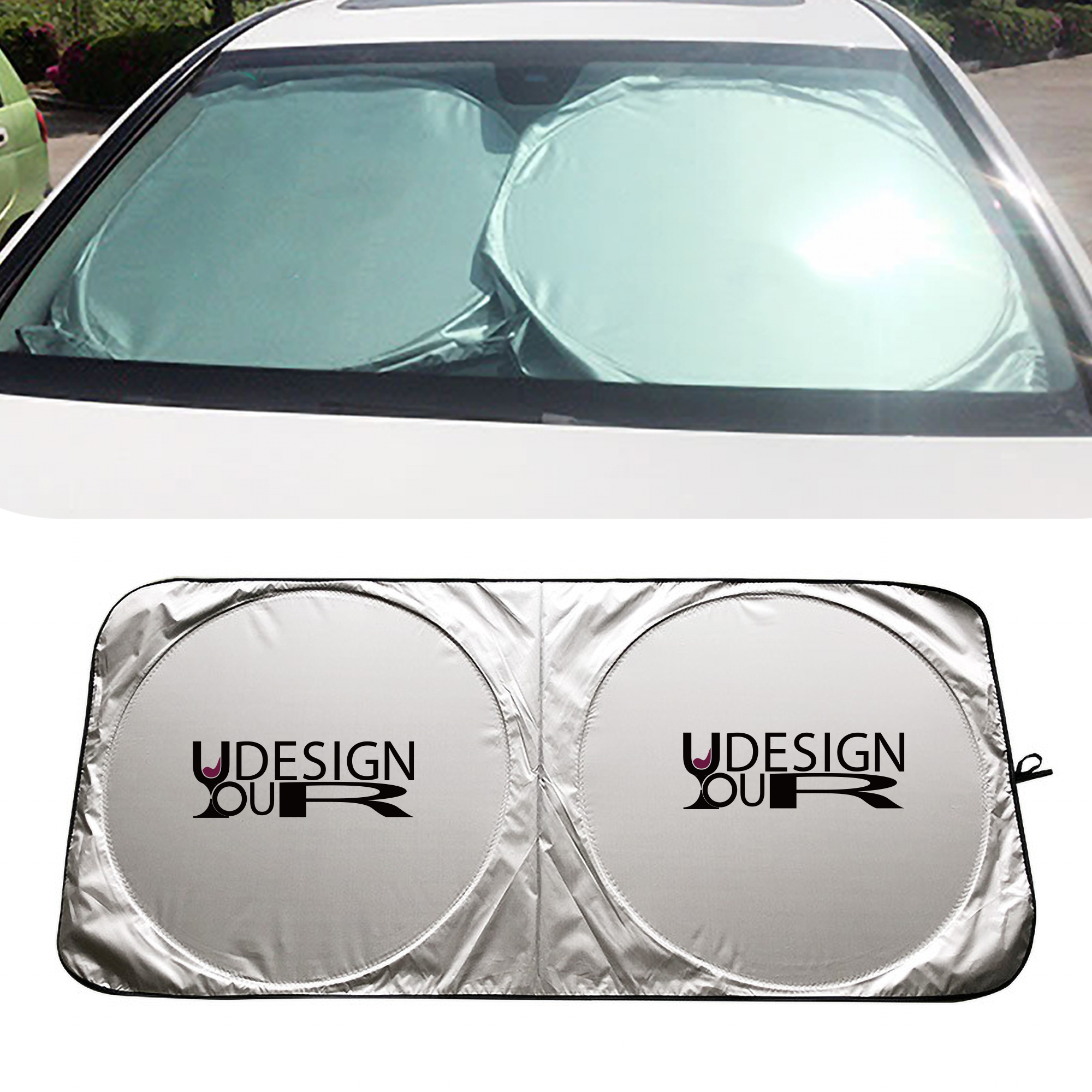 Shade Car Windshield Sun Premium UV Protection Fold Storage 2