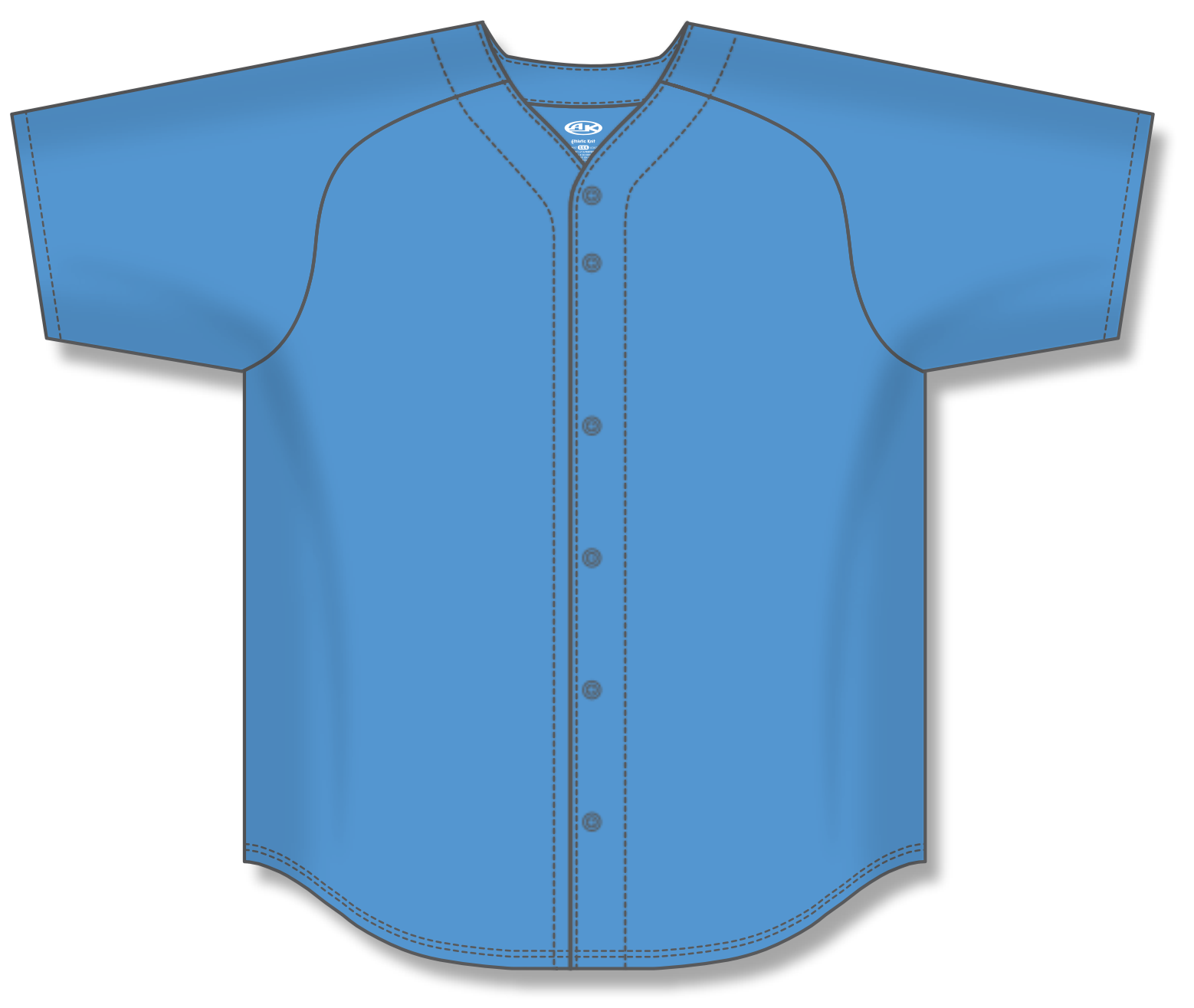 Full Button Baseball Jerseys BA5200-G01 71