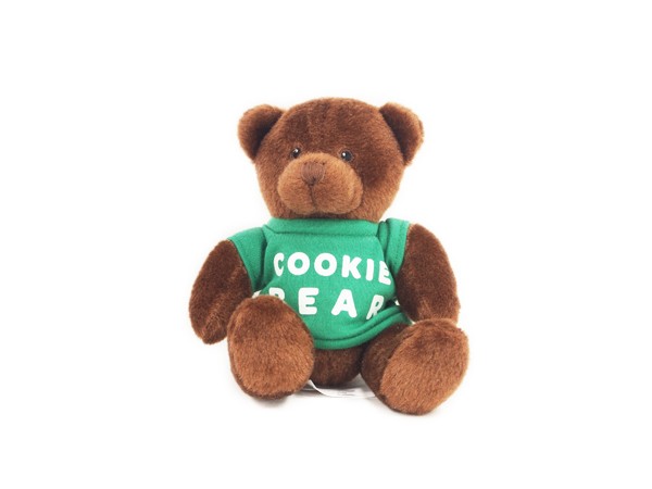 6" Cocoa Bear with t-shirt and one color imprint 1