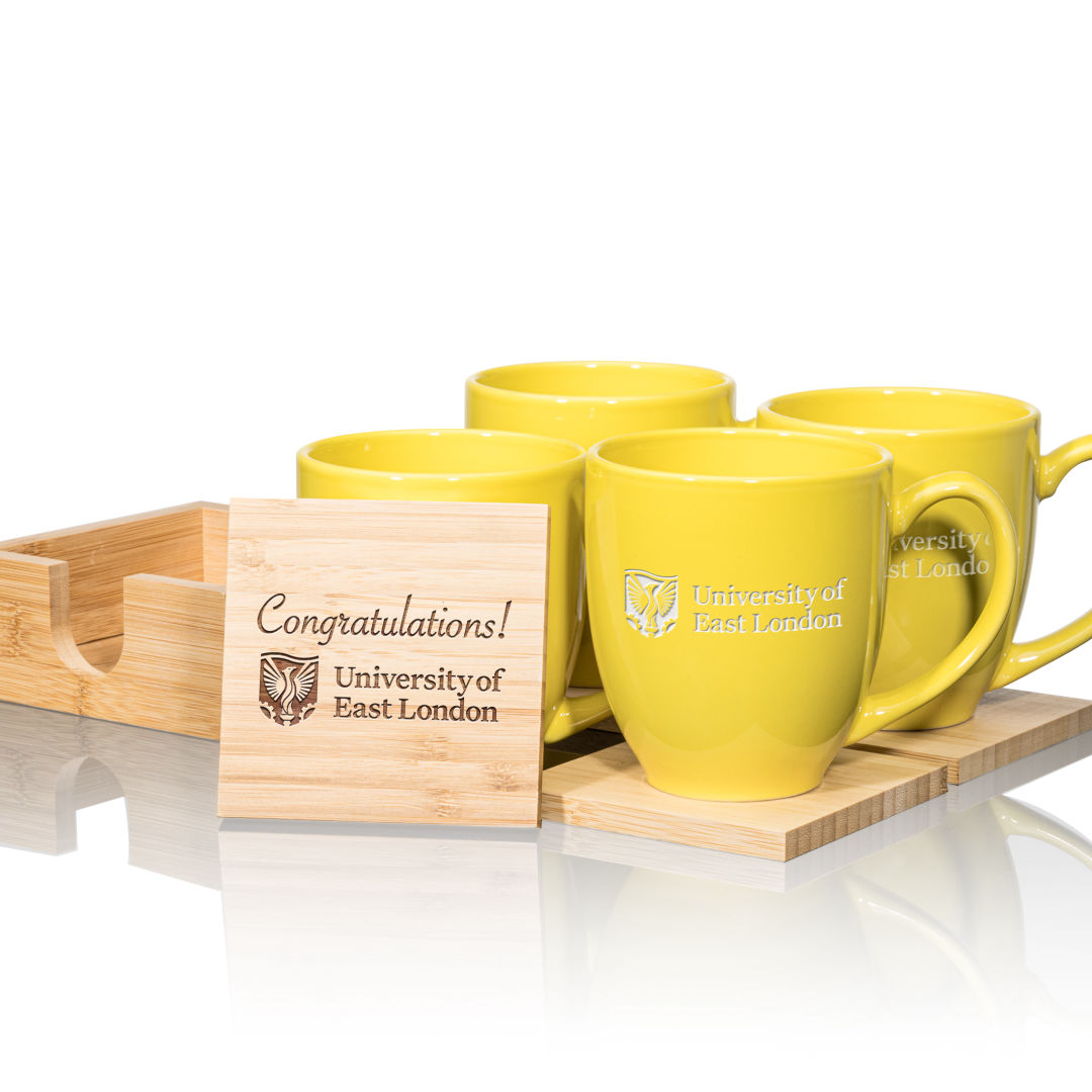 Bistro Mug & Coaster Set 3