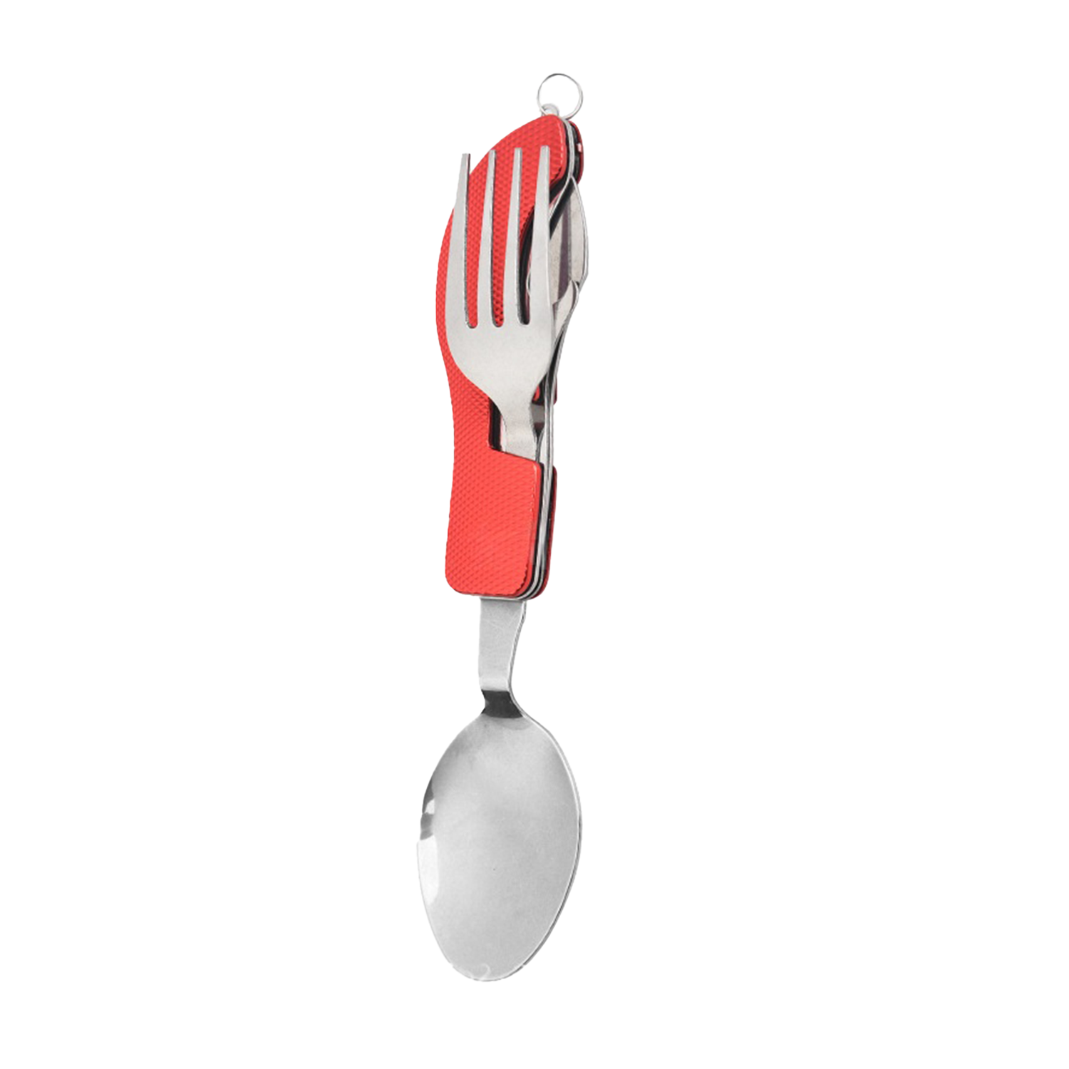 4-in-1 Camping Stainless Steel Foldable Utensil 5