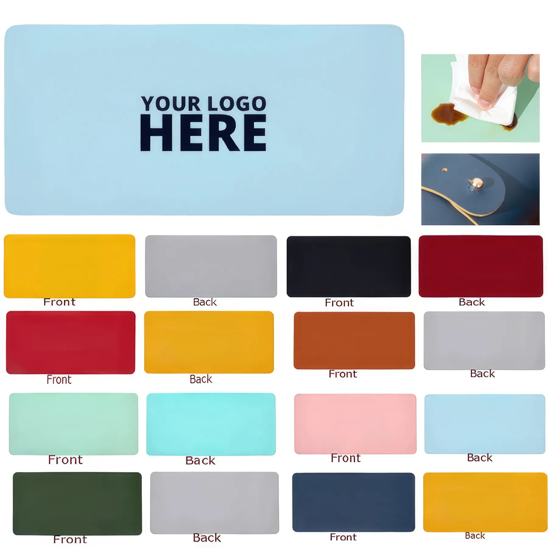 Large Leather Mouse Pad 2