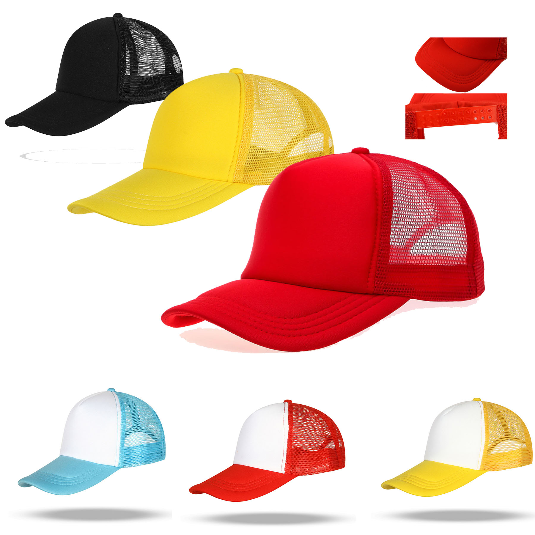 Snap-on Sponge Mesh Cap 1