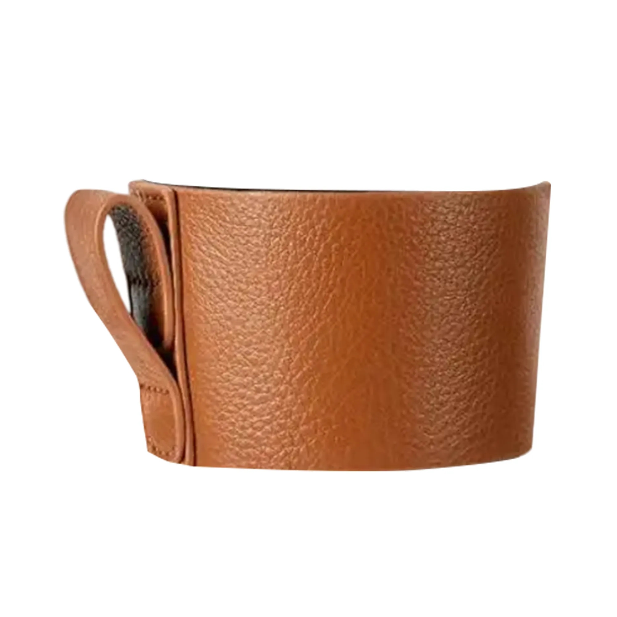 Protective PU Leather Cup Sleeve with Litchi Texture 7