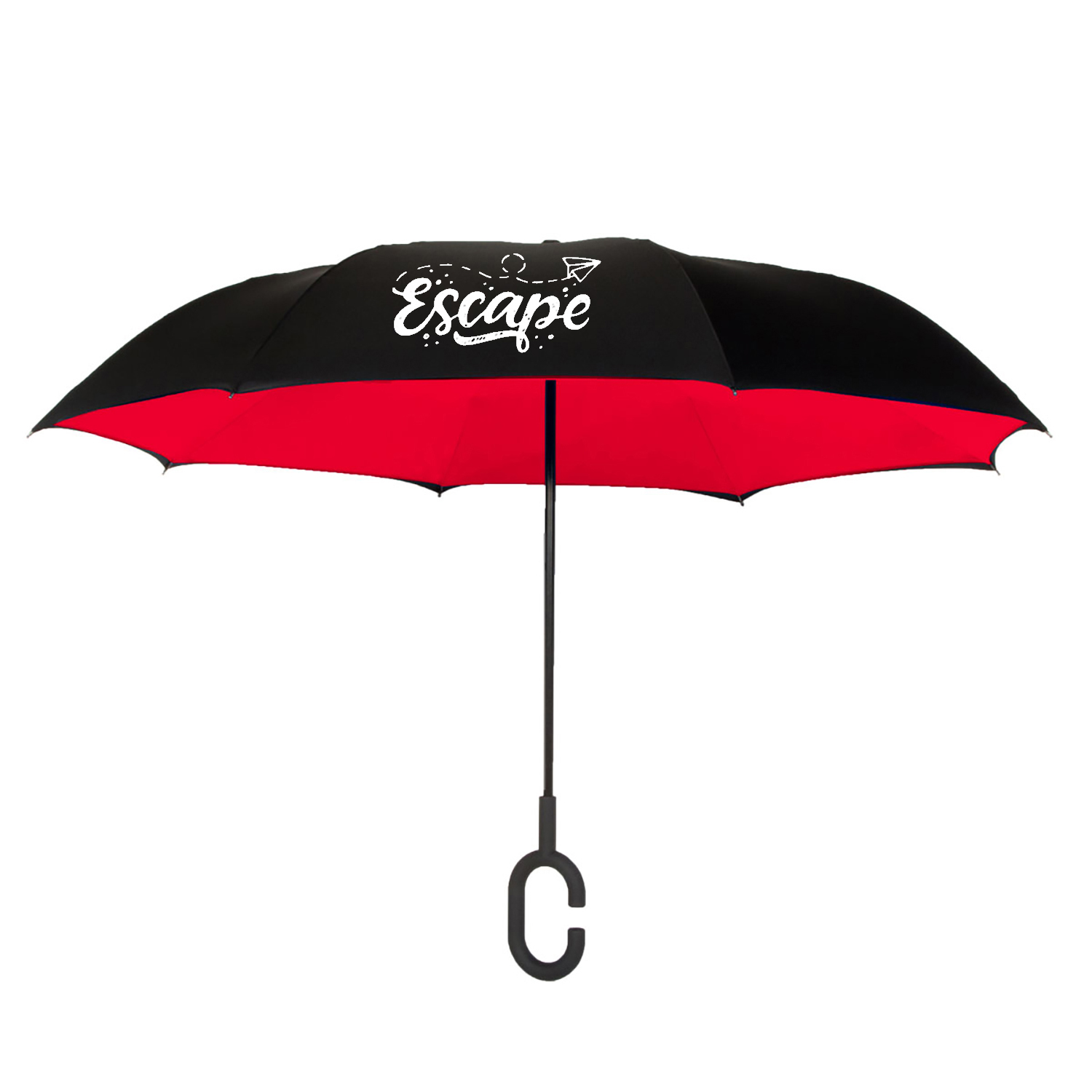 Shed Rain™ UnbelievaBrella® 48" Reverse-Close Manual Stick Umbrella (Solids) 12