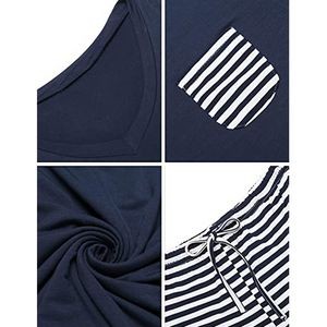 Women's Pajamas Cotton Short Sleeve Ladies Pijama Sets 5