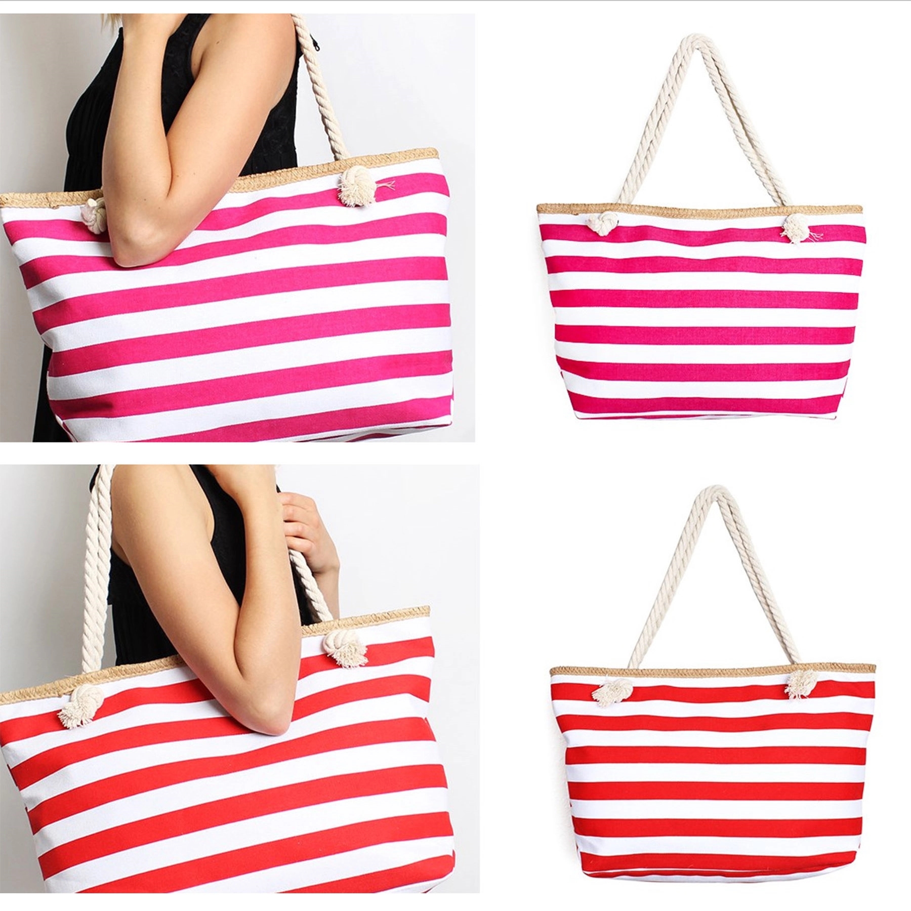 Beach Canvas Boat Tote, custom tote bag with logo imprint 5