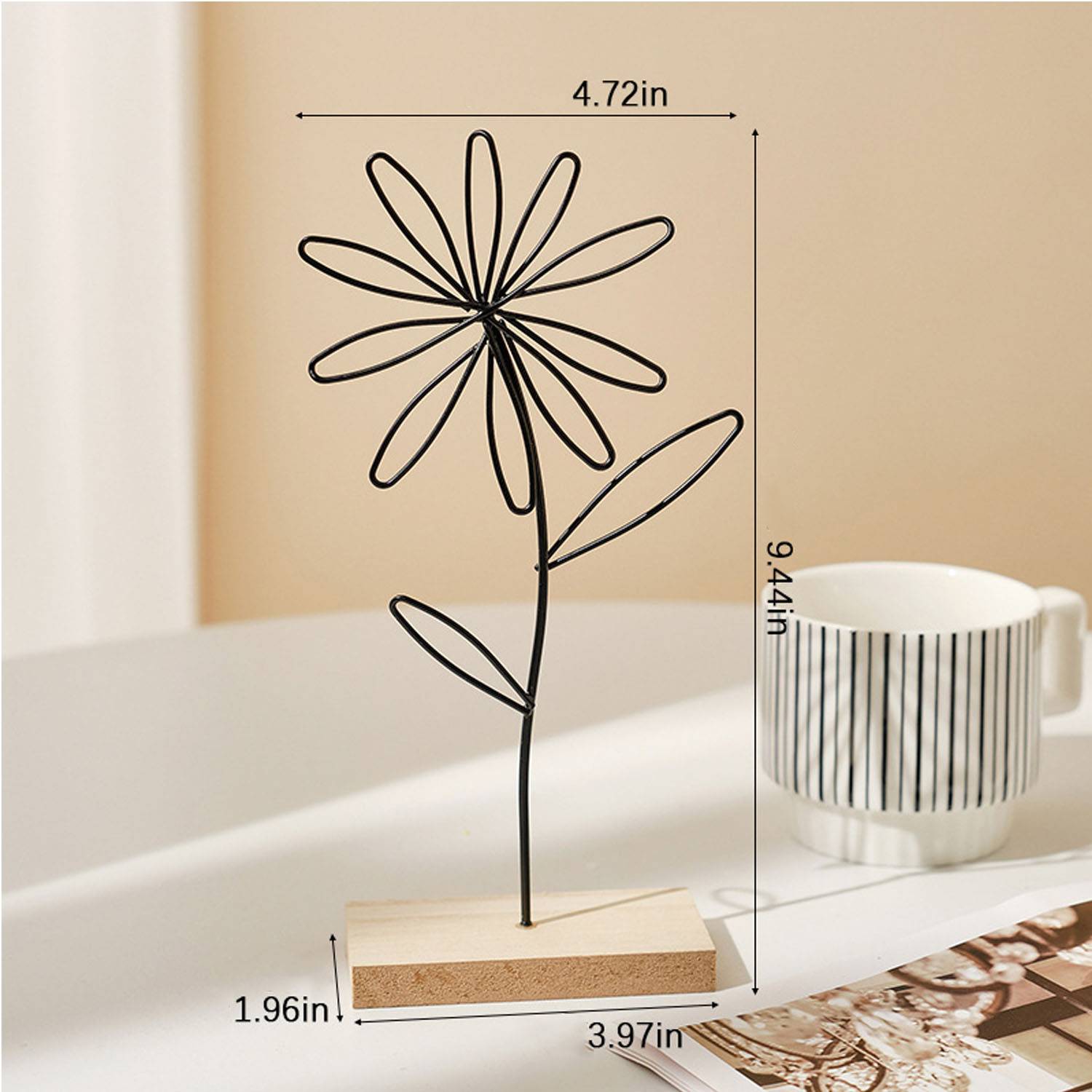 Iron Flower Desktop Decor 7