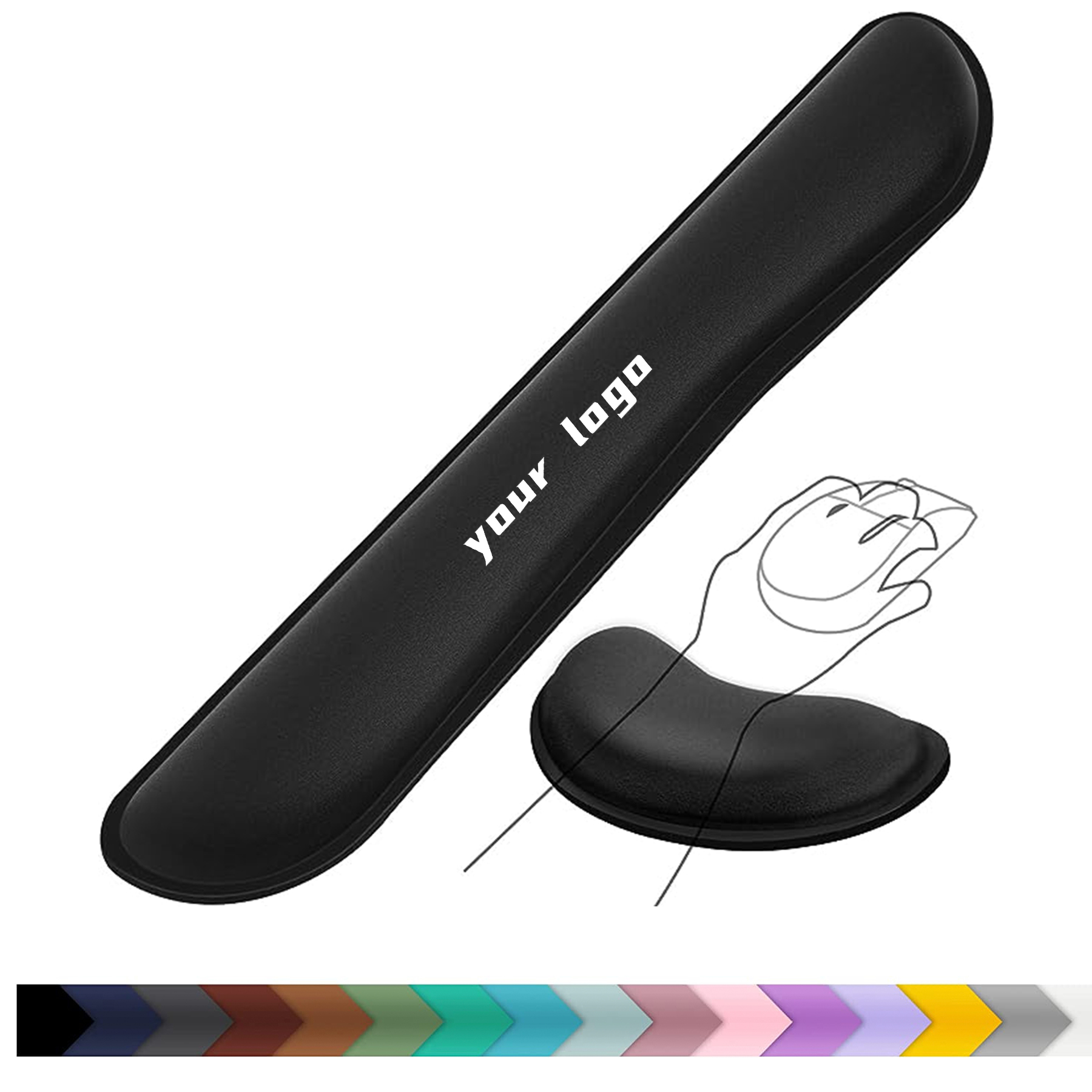Keyboard Wrist Rest Set 2