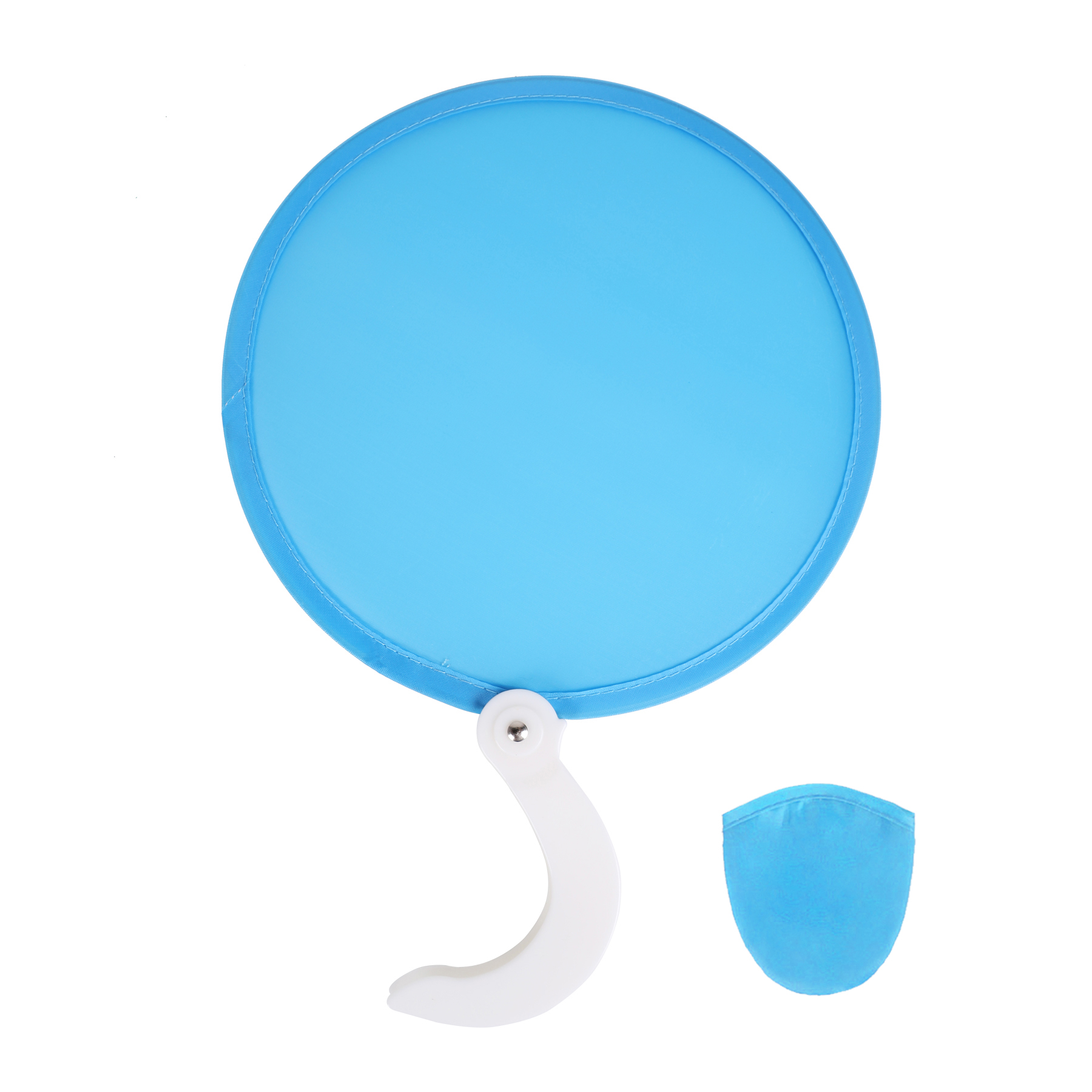 Pop Up Twist & Fold Hand Fan With Handle 5