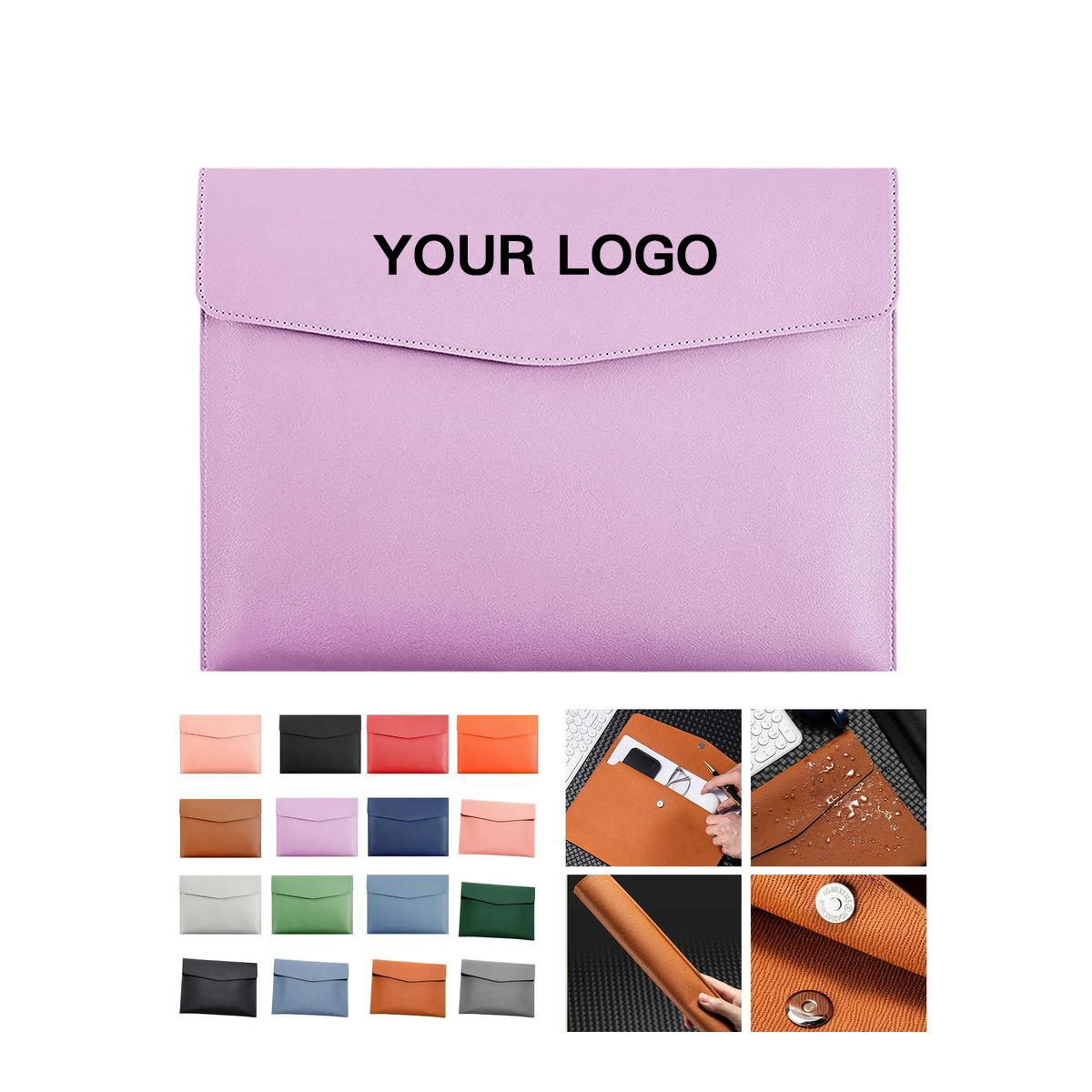 PU Leather A4 Folder for Office Documents 13