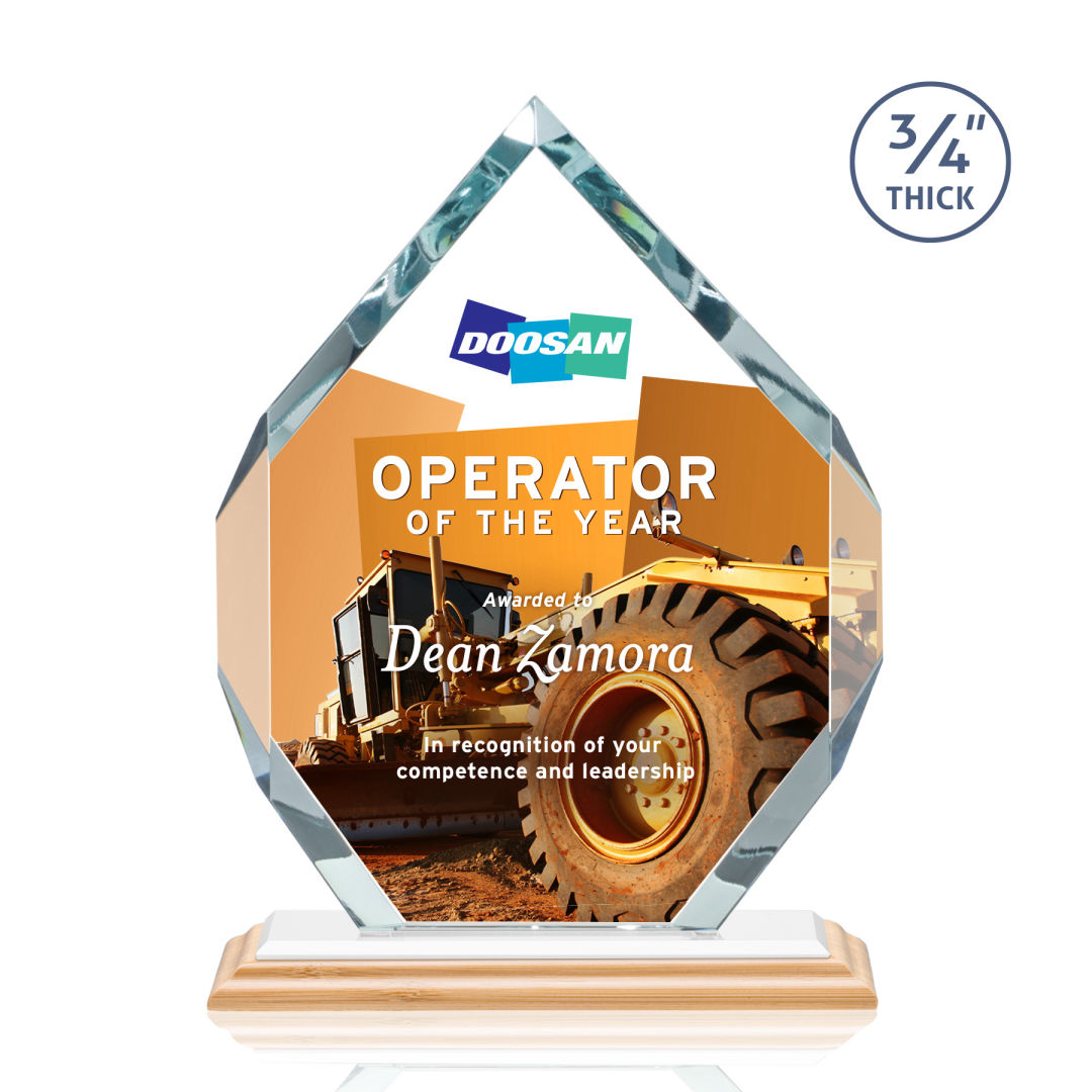 Royal Diamond VividPrint™ Award - Bamboo/White 3