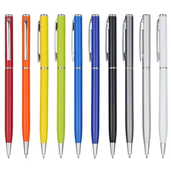 Promotional Slim Metal Hotel Pens 4