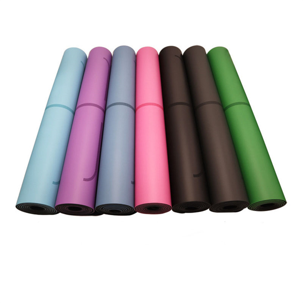 Pure Color PU Glossy Yoga Mat 3