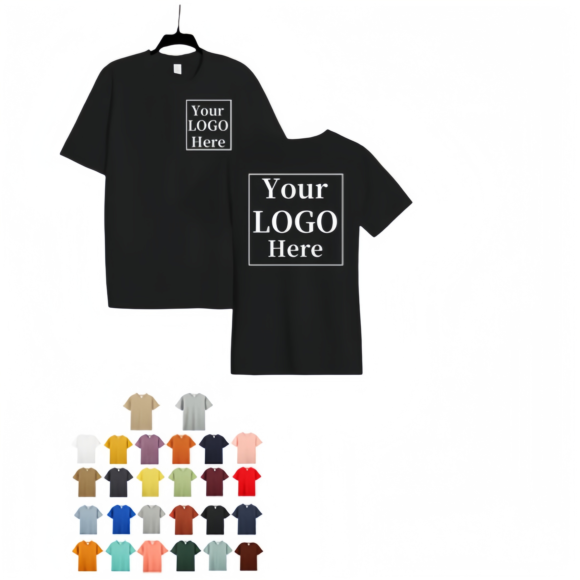 Cotton T-Shirt Custom Short Sleeved 1