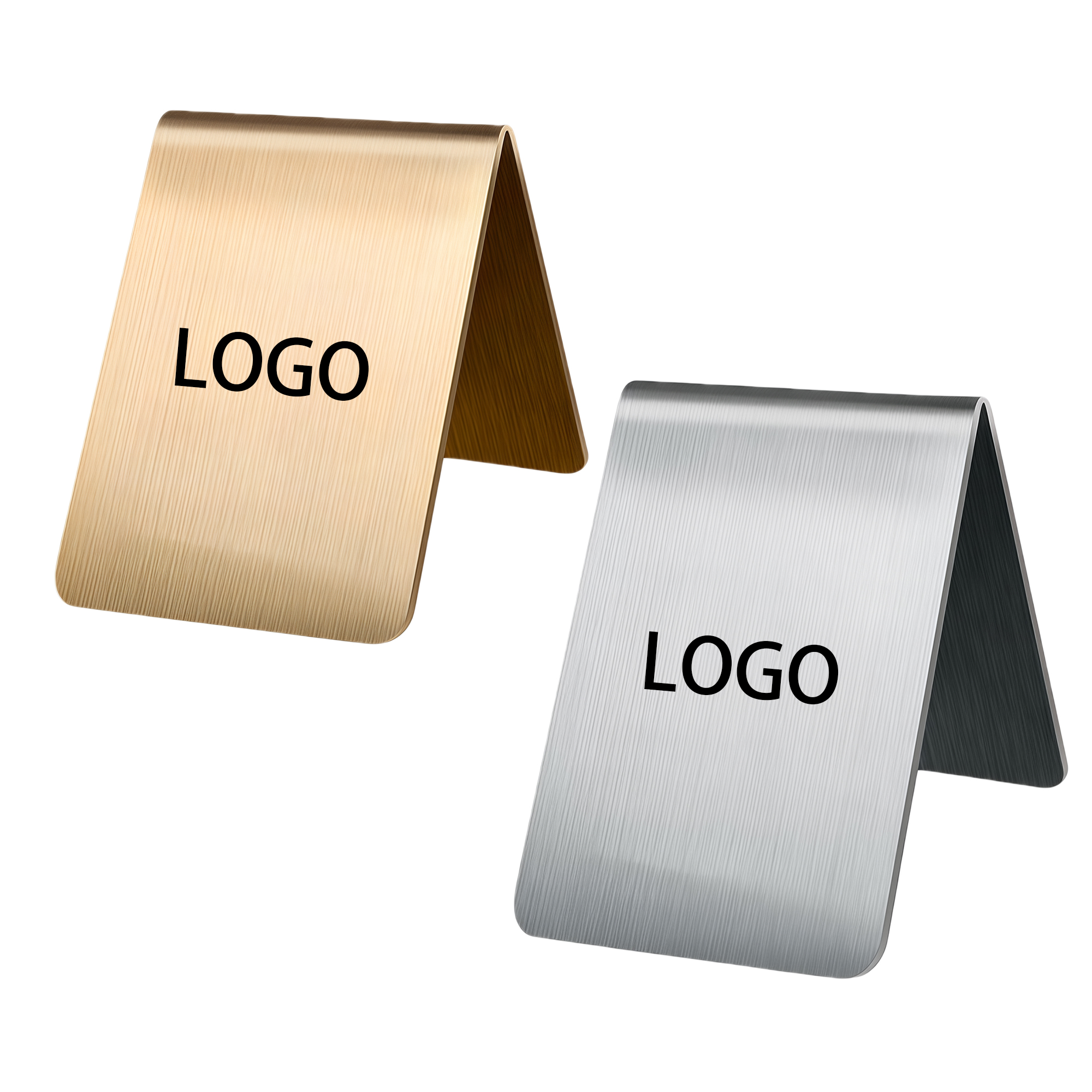 Stainless Steel Restaurant Table Sign 2
