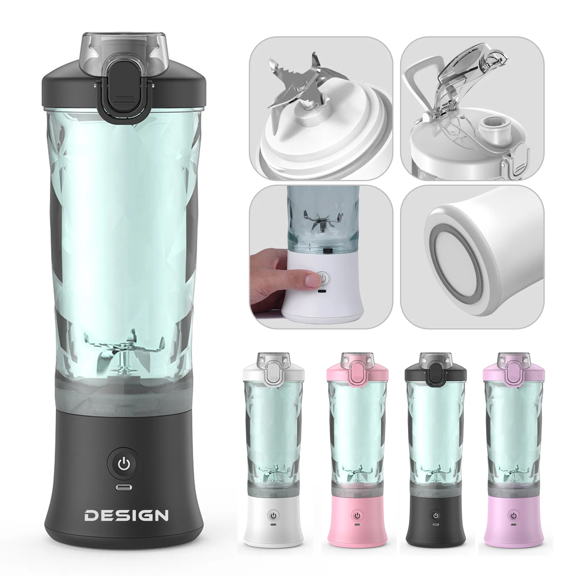 Portable Multi-Function USB Charging Juicer 2