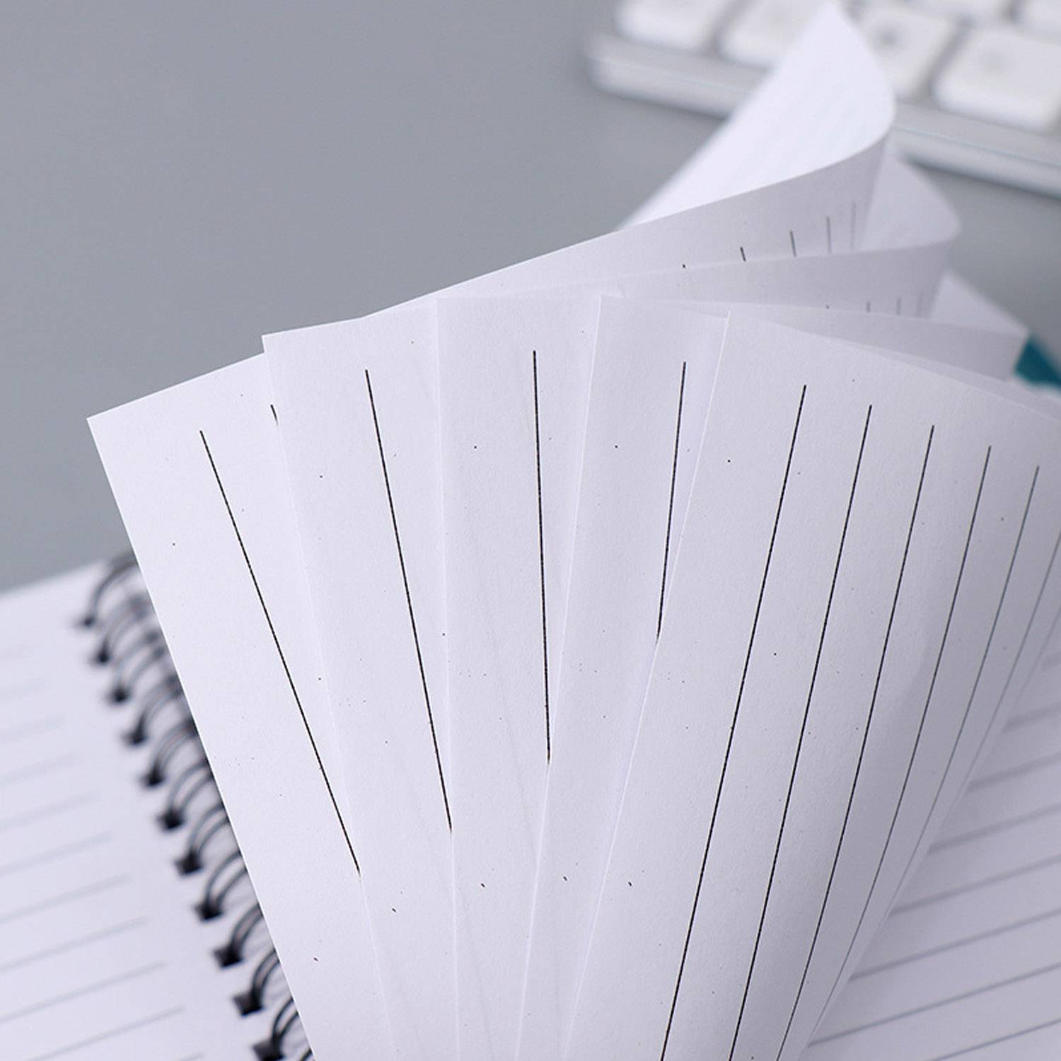 Plastic Cover Spiral Office Notebook w/ Pen 5