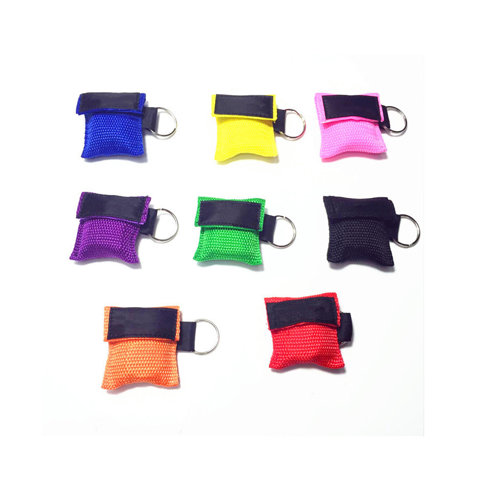 Disposable Emergency CPR Face Shields Pocket Mask Keychain MOQ100 3