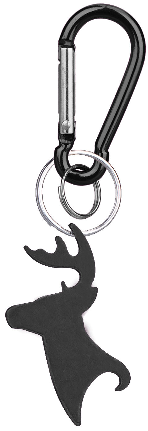 Big Buck Shaped Bottle Opener Key Holder and Carabiner 4
