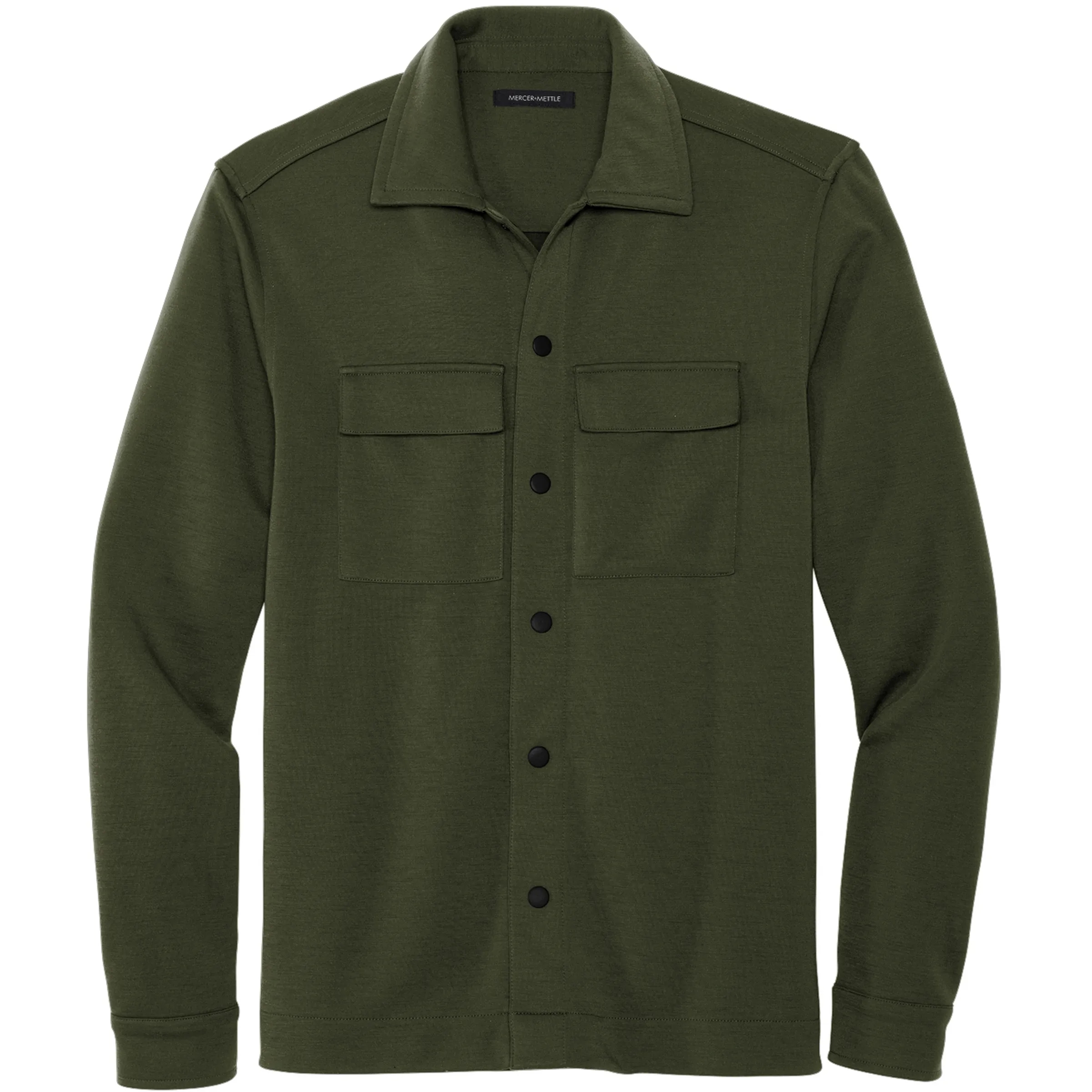 MERCER+METTLE(TM) DOUBLE-KNIT SNAP FRONT EMBLEM JACKET 7