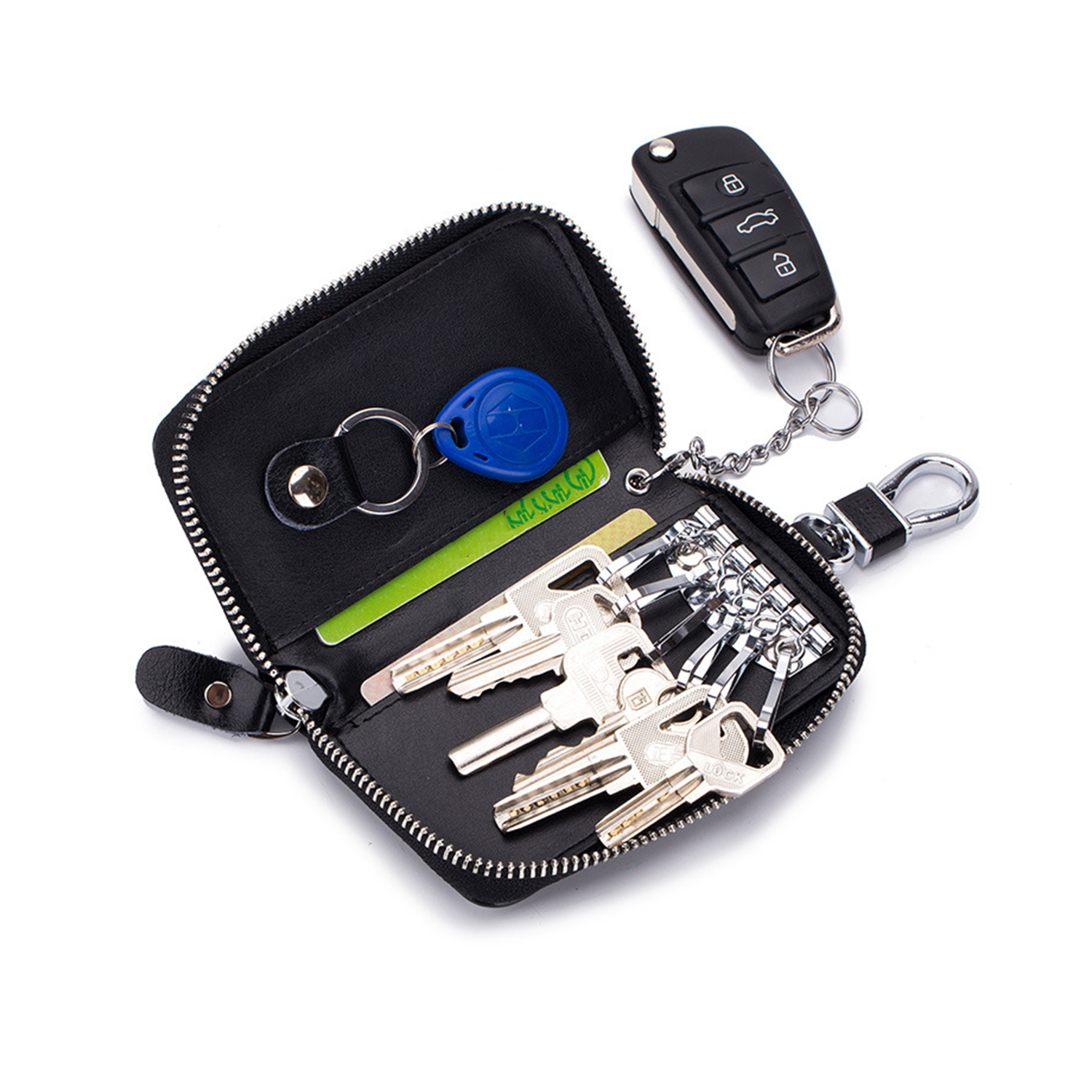 Leather Key Case Wallet 3