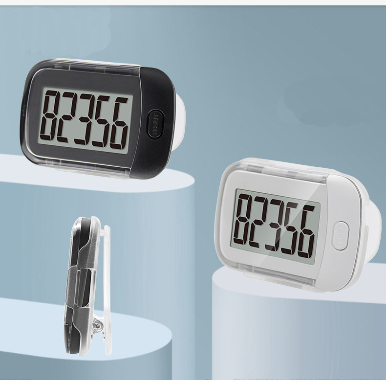 3D Pedometer Step Tracker with Removable Clip & Lanyard 8