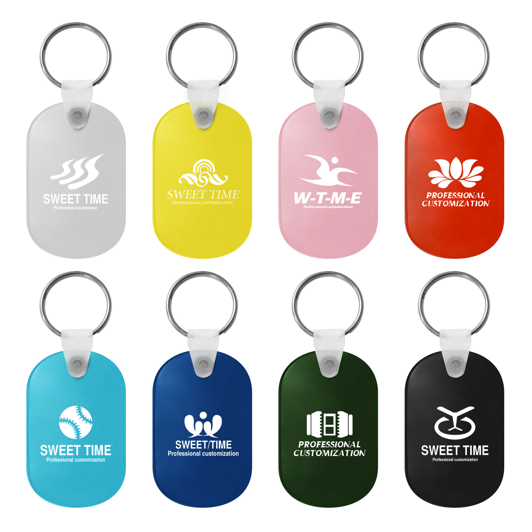 Plastic Keychain Tags 2