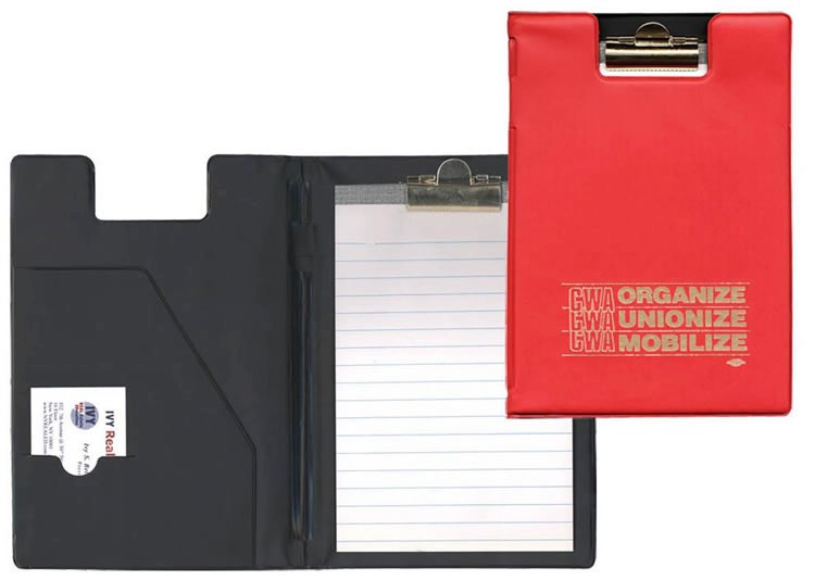 Deluxe Junior Clipboard w/ Standard Vinyl Colors 1