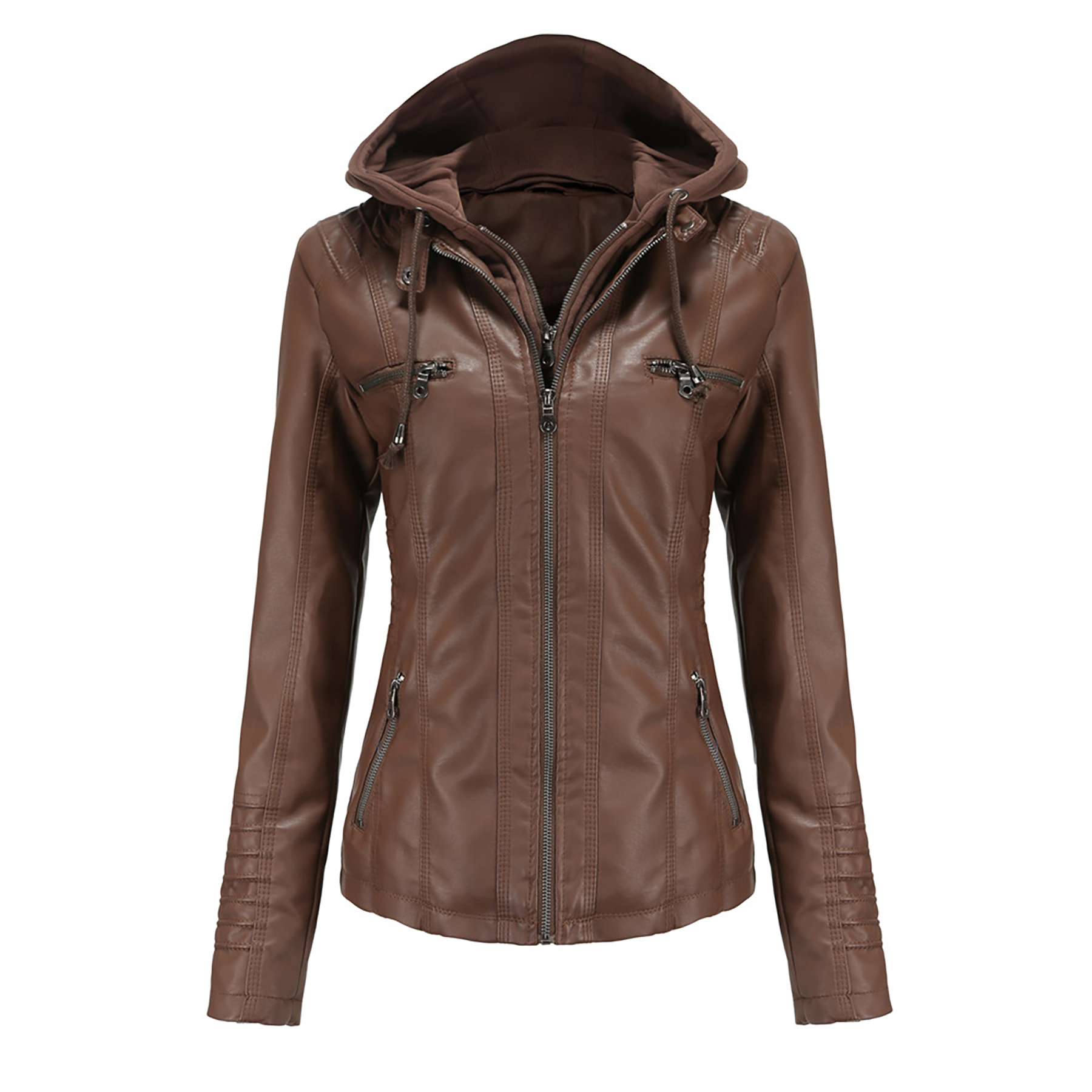 Women's Faux Leather Jacket 10