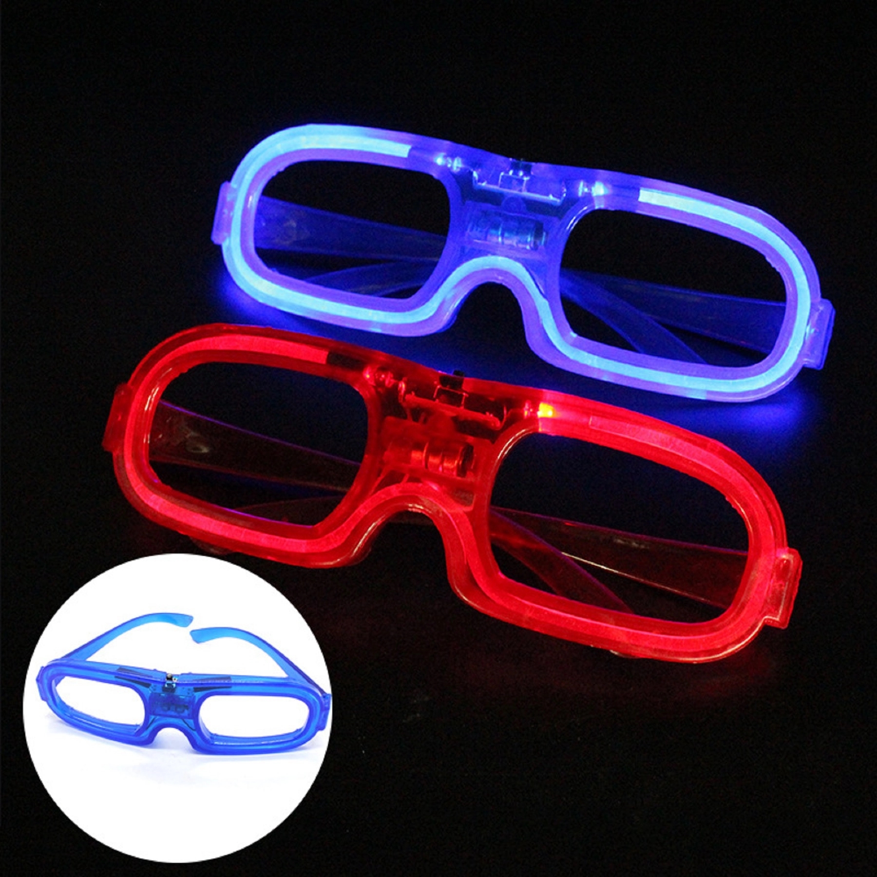 Luminous LED Flashing Light Up Eyeglasses 10