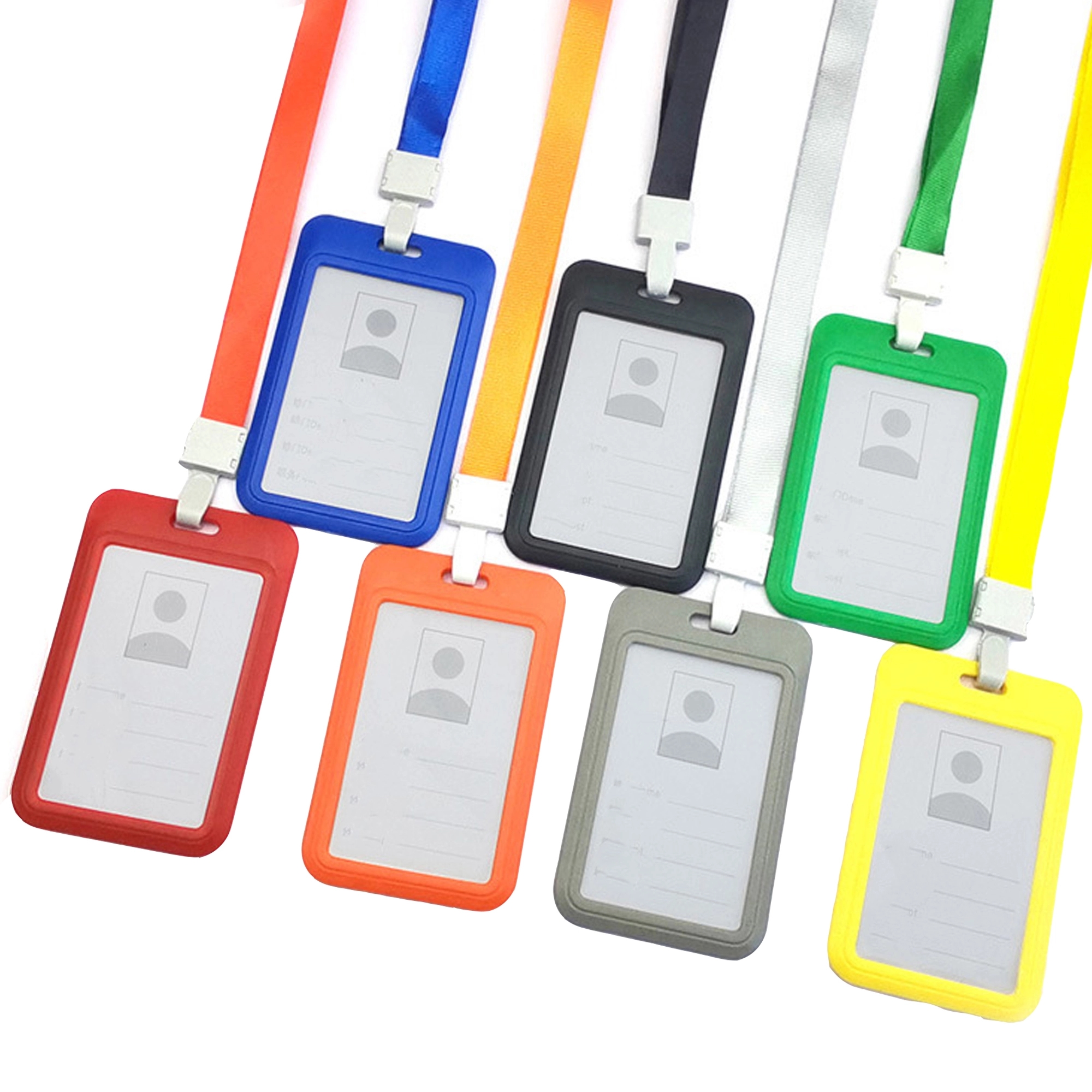 Adjustable Lanyard Badge Card Holder