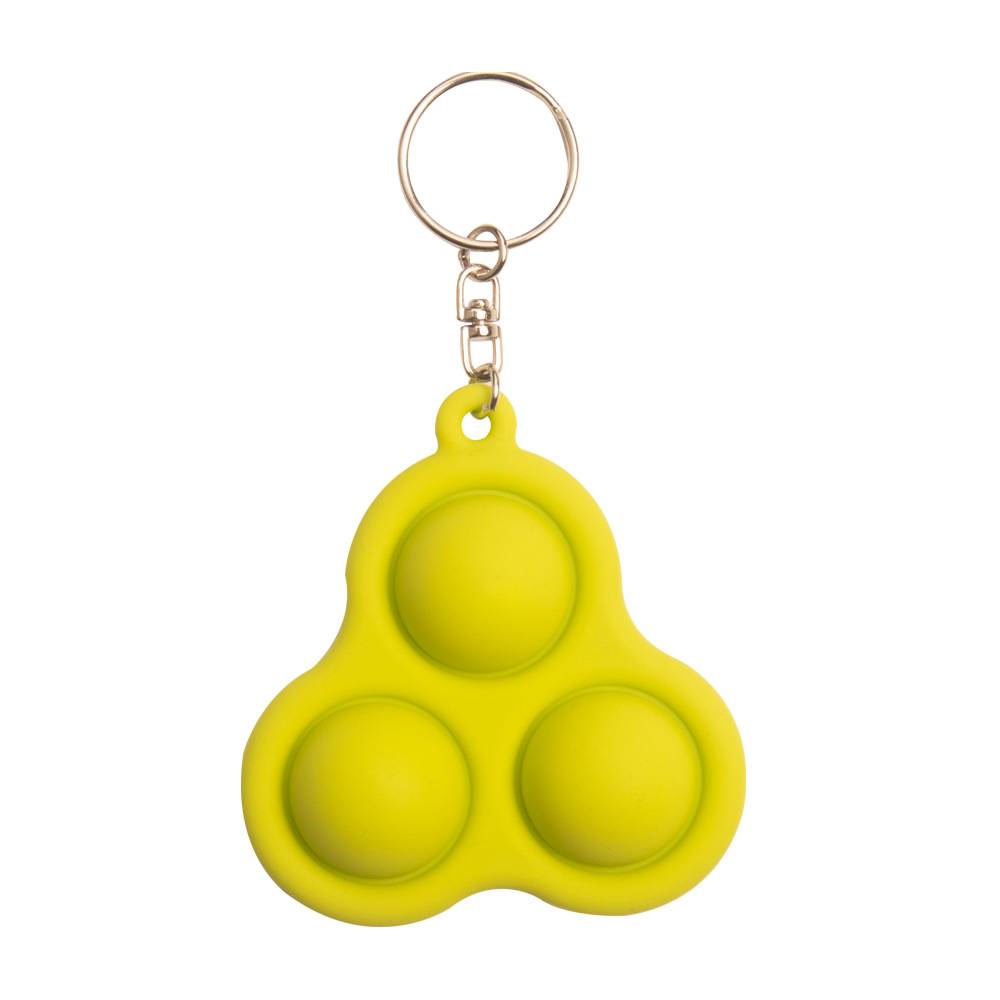 Triangle Silicone Finger Toy Stress Relief Keychain 4