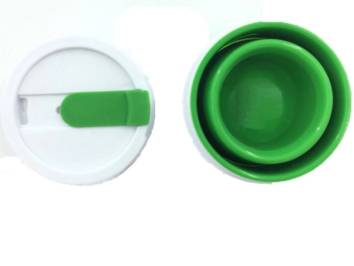 12 oz Silicone Folding Reusable Coffee Cup 9