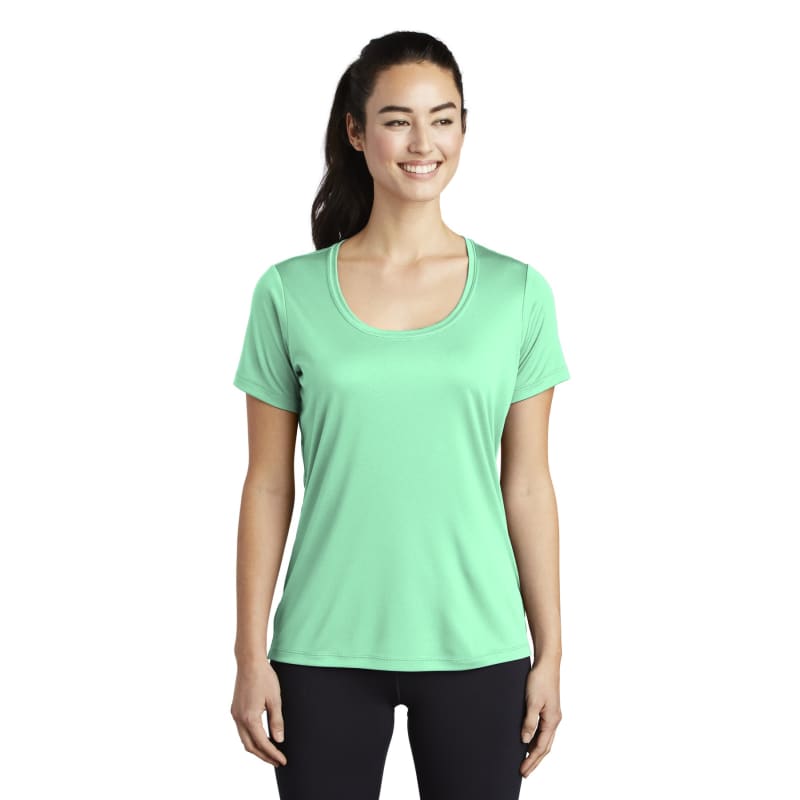 Sport-Tek Women's Posi-UV Pro Scoop Neck Tee. 44