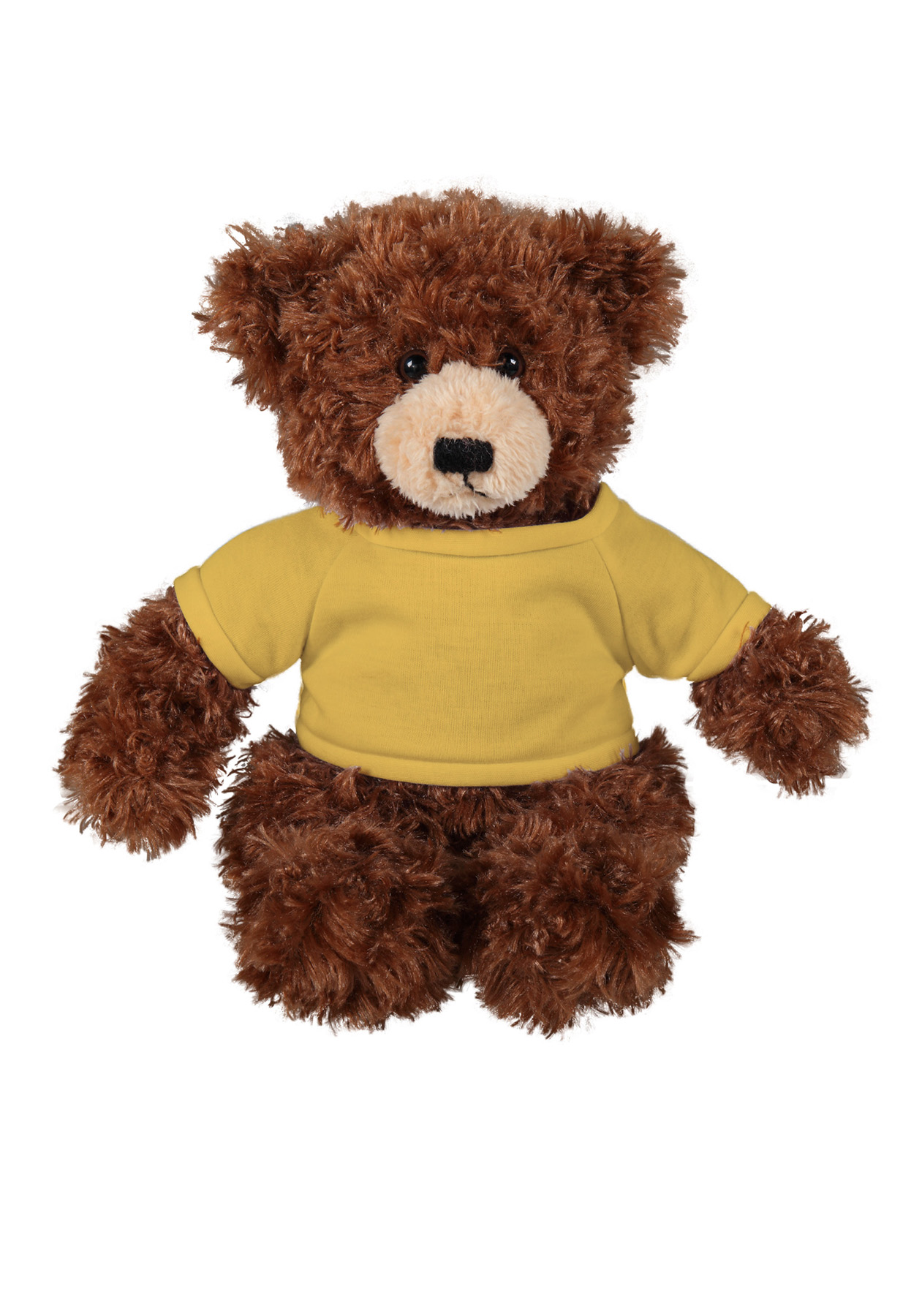 soft plush Chocolate Brandon Bear with t-shirt 10