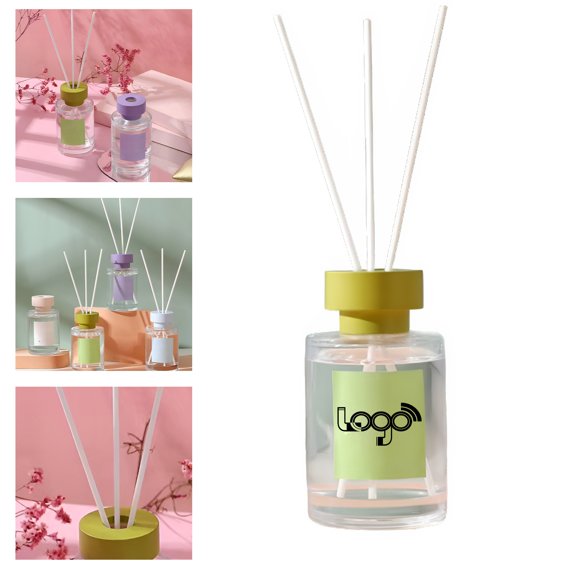 Premium Glass Reed Diffuser with Sophisticated Design 1