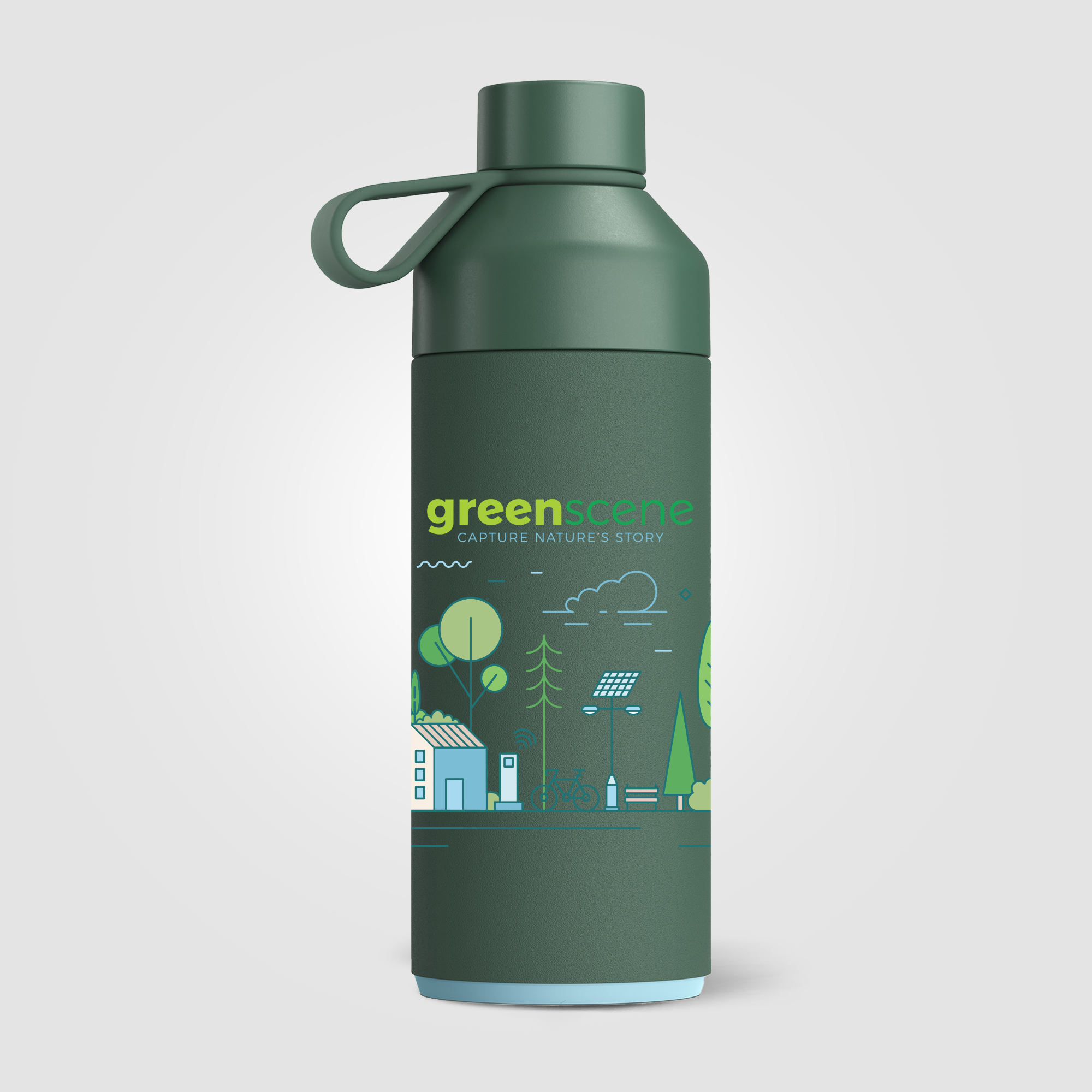 Big Ocean Bottle 34 oz, custom water bottle with logo imprint 39