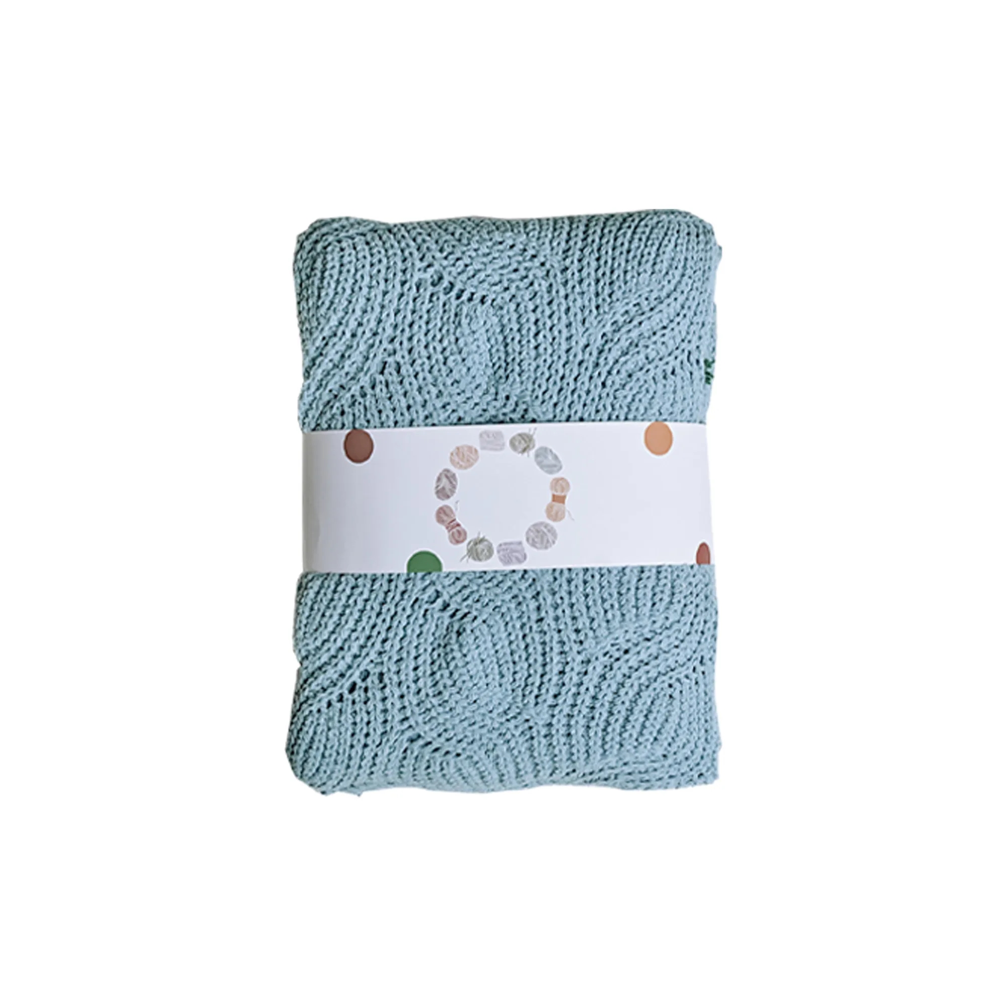 Living Room Knitted Blanket 63" x 51" 7