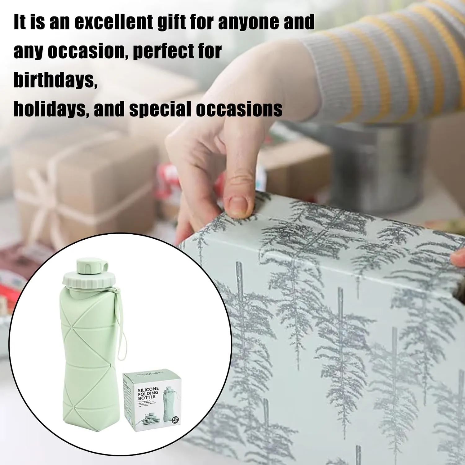Portable Silicone Travel Water Bottle 4