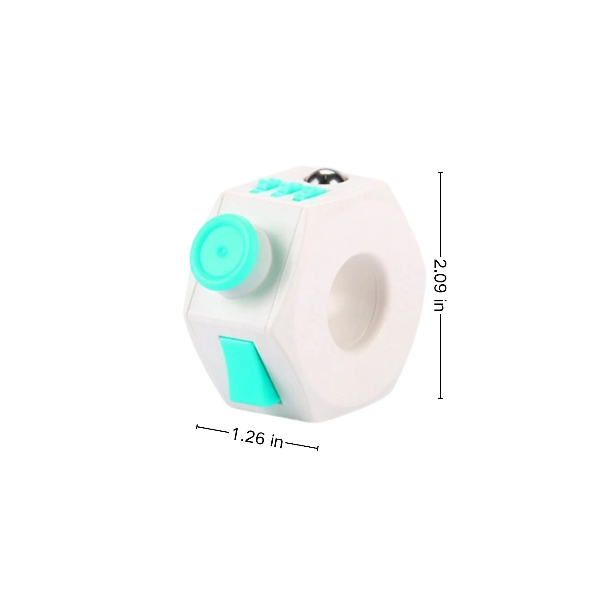 Tactile Rubik's Cube Six Sided Silent Decompression Toy 3