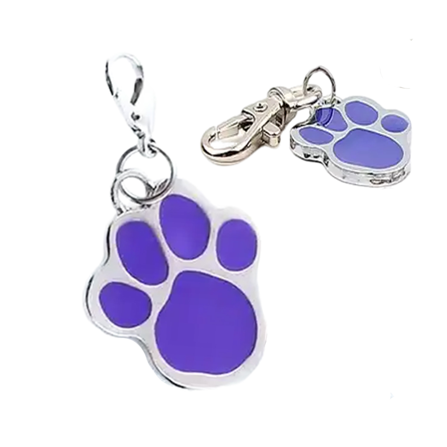 Paw Shaped Zinc Pet Tag 4