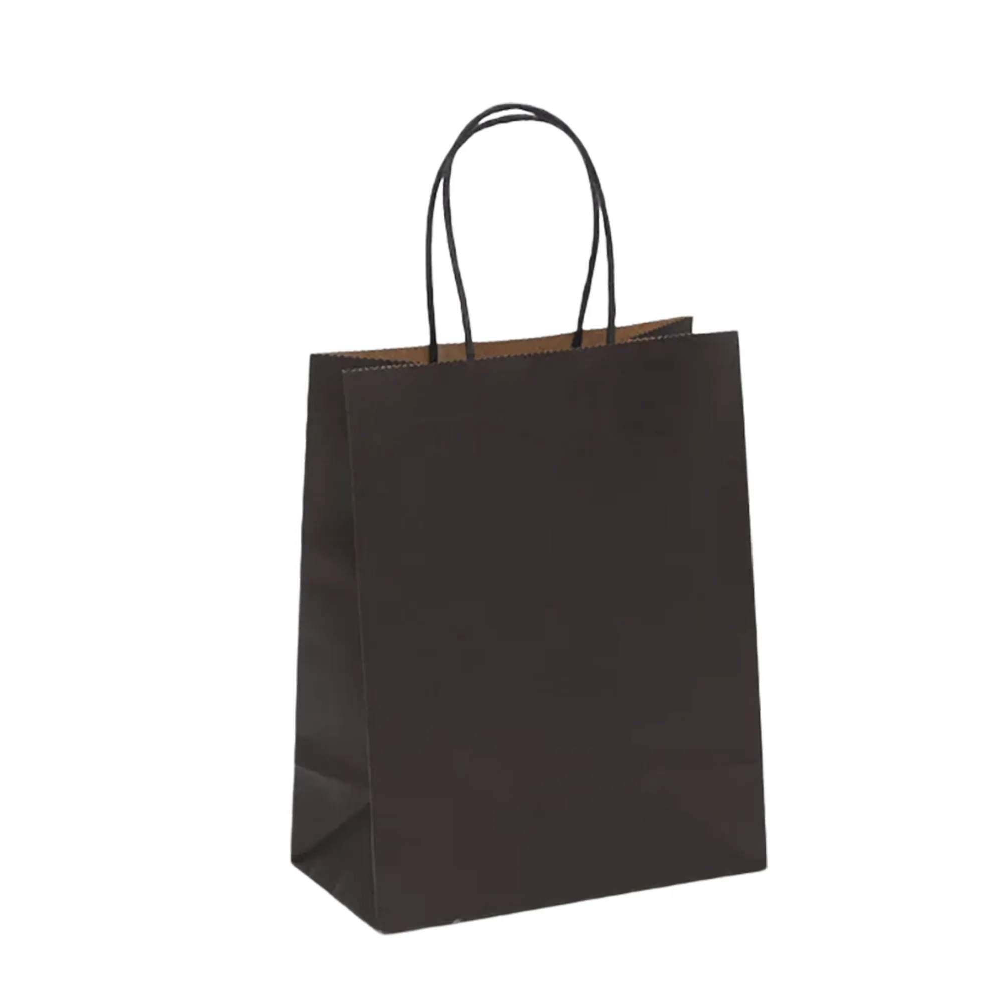 MOQ 100 PCS Kraft Paper Handbag 7