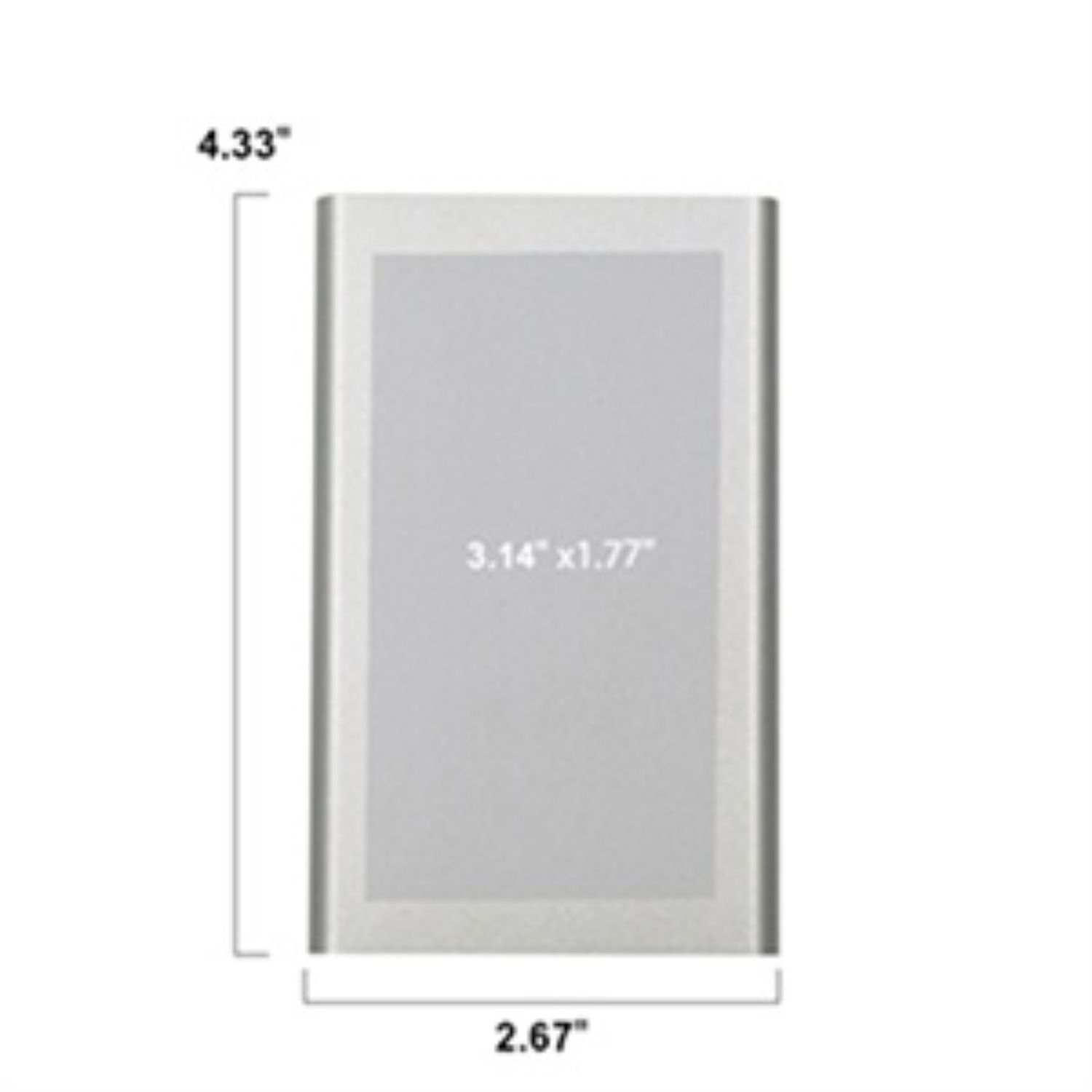 SLIM USA DECORATED 4000 mAh HIGH CAPACITY ALUMINUM POWER BANK 1