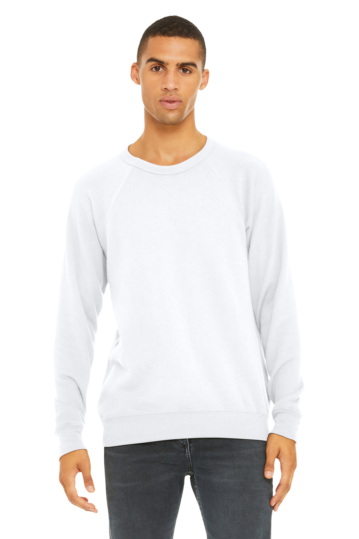 BELLA+CANVAS Unisex Sponge Fleece Raglan Sweatshirt. BC3901 39