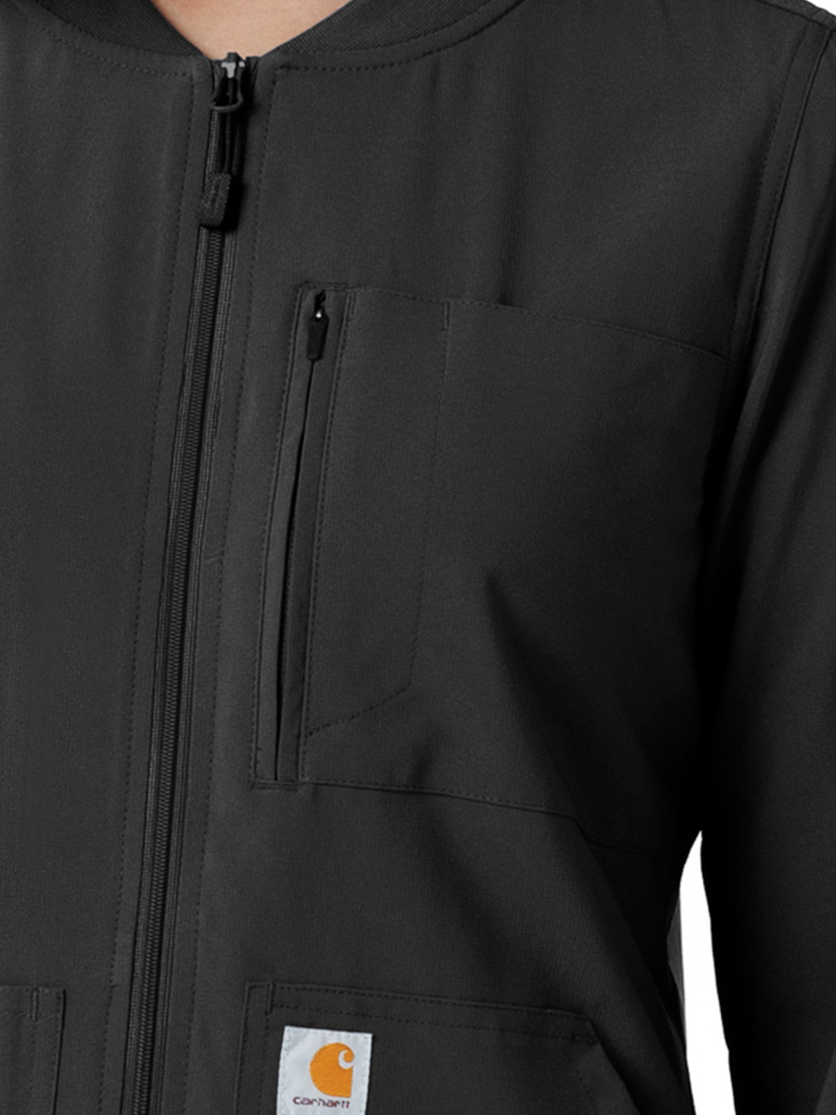 Carhartt Scrubs - Force Cross-Flex - Women's Six-Pocket Lightweight Scrub Jacket 5