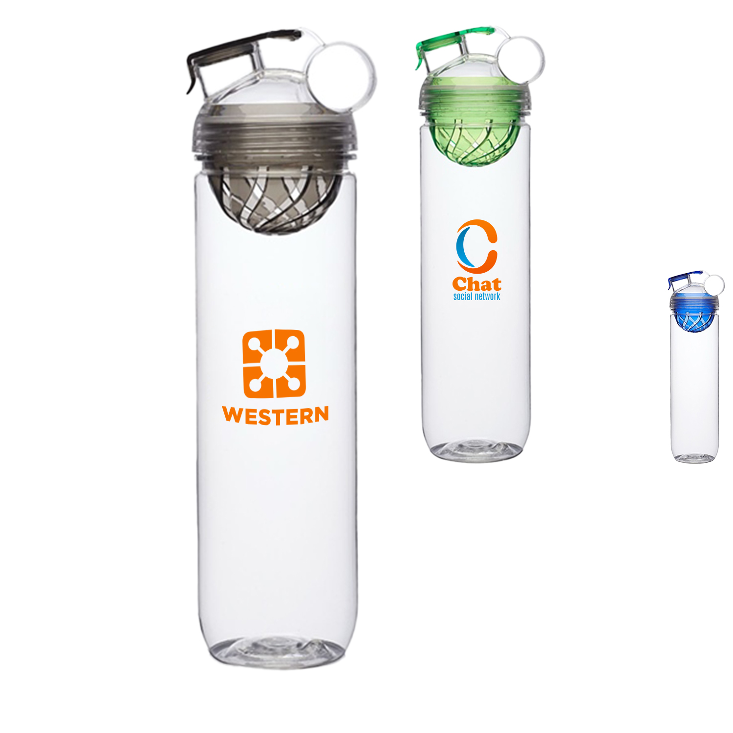 27 oz. BPA free Gridiron Infuser Sports Water Bottles 4