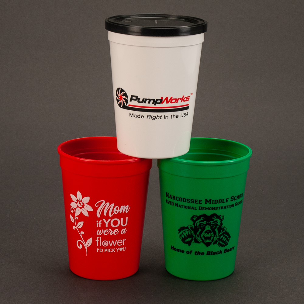 12 oz. Smooth Stadium Cup 15