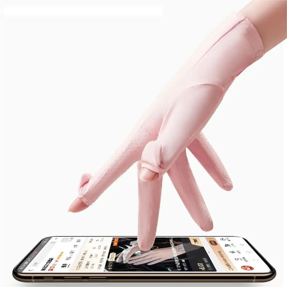 Sunscreen Ice Silk Gloves 3