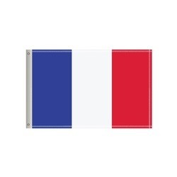 National Flag, France, Double-Sided - 60"W x 36"H 2